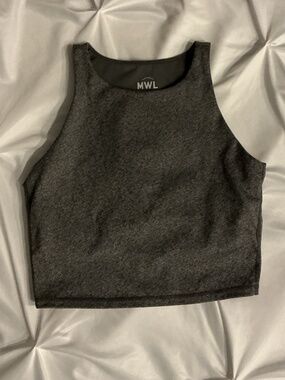 Madewell MWL Racer Crop Tank